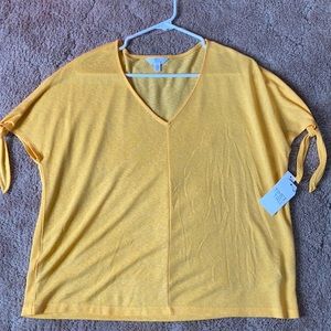 V-Neck Arm Tie Top